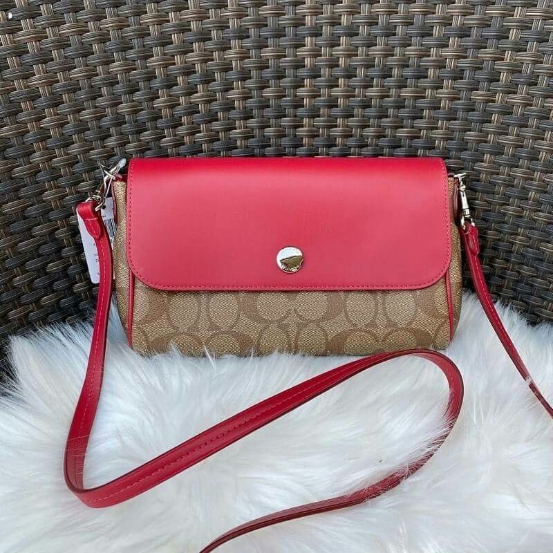 COACH REVERSIBLE CROSSBODY IN SIGNATURE COATED CANVAS Shopee Thailand