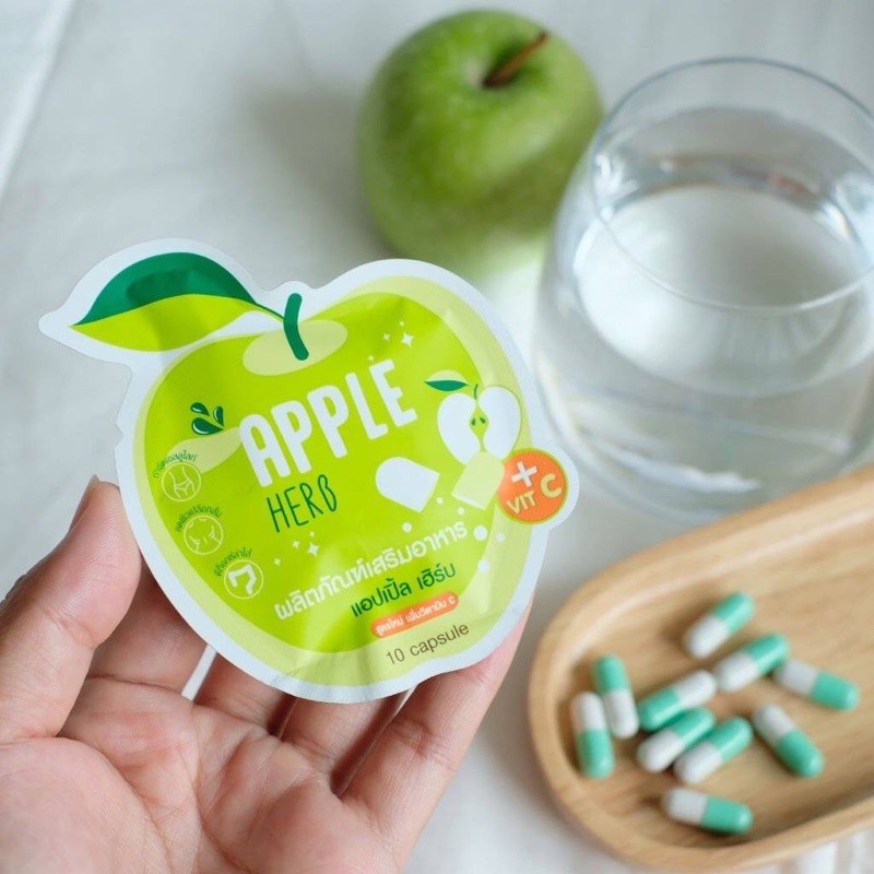 พร้อมส่ง/ของแท้ Green Apple Herb กรีนแอปเปิ้ลเฮิร์บ ดีท็อกซ์ ดีท็อกซ์แ