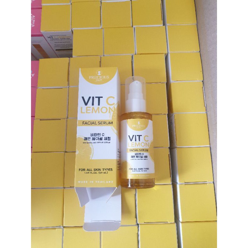 Vitamin c lemon facial serum 50ml Shopee Thailand