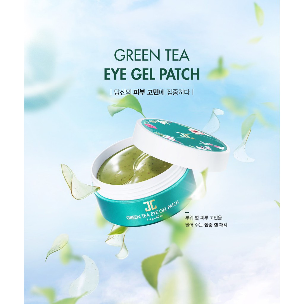 +++พร้อมส่ง+++ JAYJUN GREEN TEA EYE GEL PATCH มาส์กใต้ตาไฮโดรเจล 60