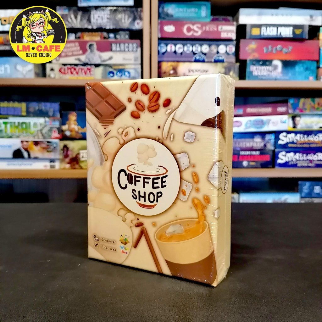 [Board Game แปลไทย] Coffee shop Board Game บอร์ดเกม ของแท้ Shopee