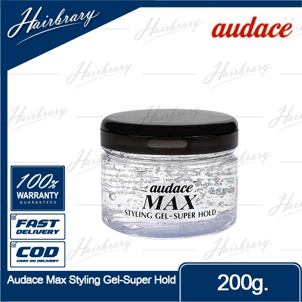 Audace ออด๊าซ Max Styling Gel Super Hold 200g. แมค สไตล์ลิ่ง เยล ซู