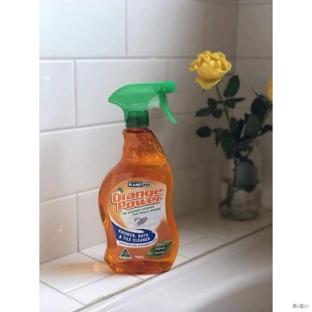 ผลิตภัณฑ์ทำความสะอาดห้องน้ำและสุขภัณฑ์ น้ำยาล้างห้องน้ำและสุขภัณฑ์ Orange Power Shower Bath