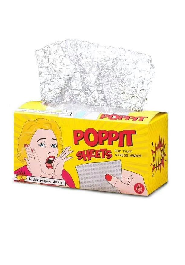 【brand new】Curtsy Poppit Sheet Bubble Wrap Popping Stress Reliever