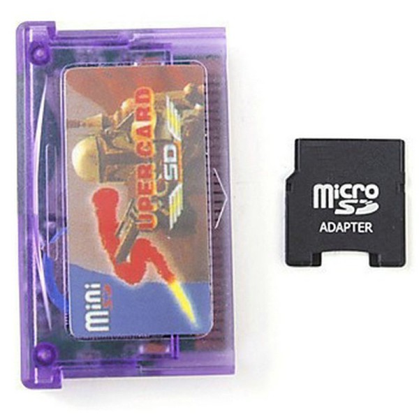 การ์ดMini Super Card & Sd แฟลชการ์ดอะแดปเตอร์ตลับ 2 Gb Gba Shopee