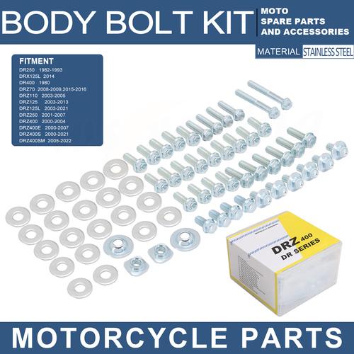 Motorcycle Body Bolt Kit Fender Flange Seat Fork Guard Bolts TNuts