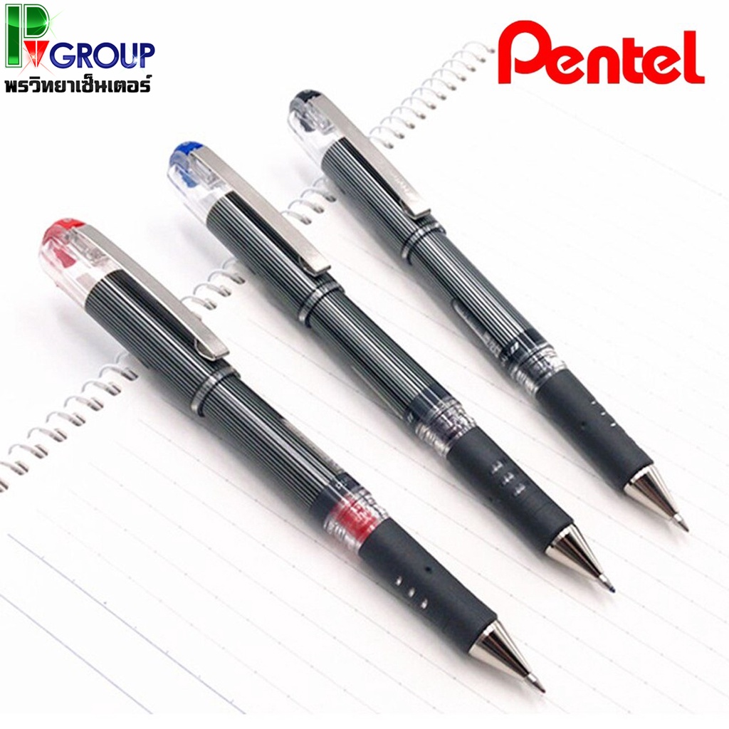 ปากกาหมึกเจล Pentel Hybrid Gel Grip DX 0.7/1.0มม. เปลี่ยนไส้ได้