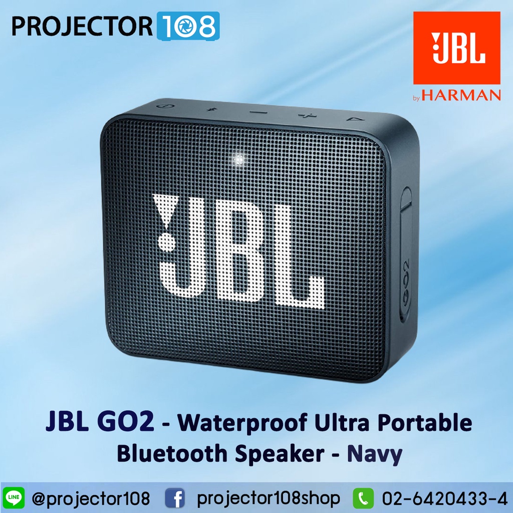 JBL GO2 Waterproof Ultra Portable Bluetooth Speaker Shopee Thailand