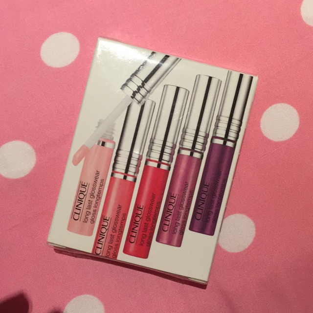 Clinique lip gloss exclusive set new Shopee Thailand