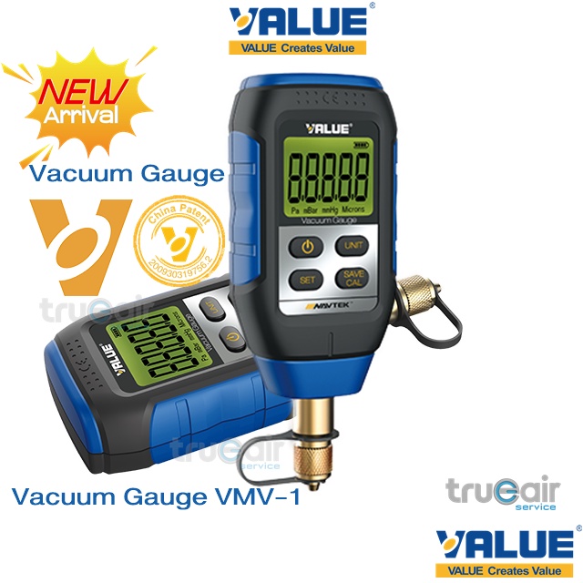 ไมครอนเกจ Vacuum Gauge VALUE รุ่น VMV1 New Shopee Thailand