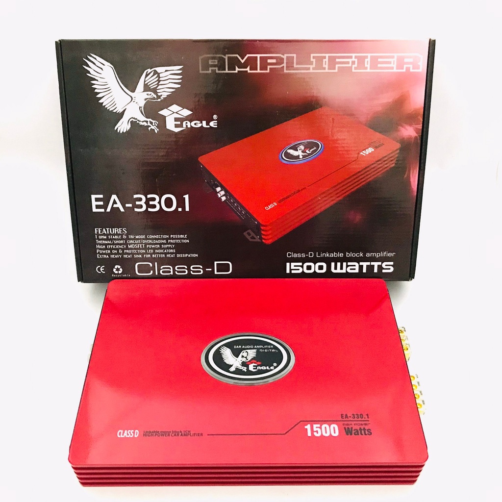 EAGLE EA330.1 แอมป์คลาสดี Amplifier ClassD แอมป์ขยายเสียง ขับเบสขับ