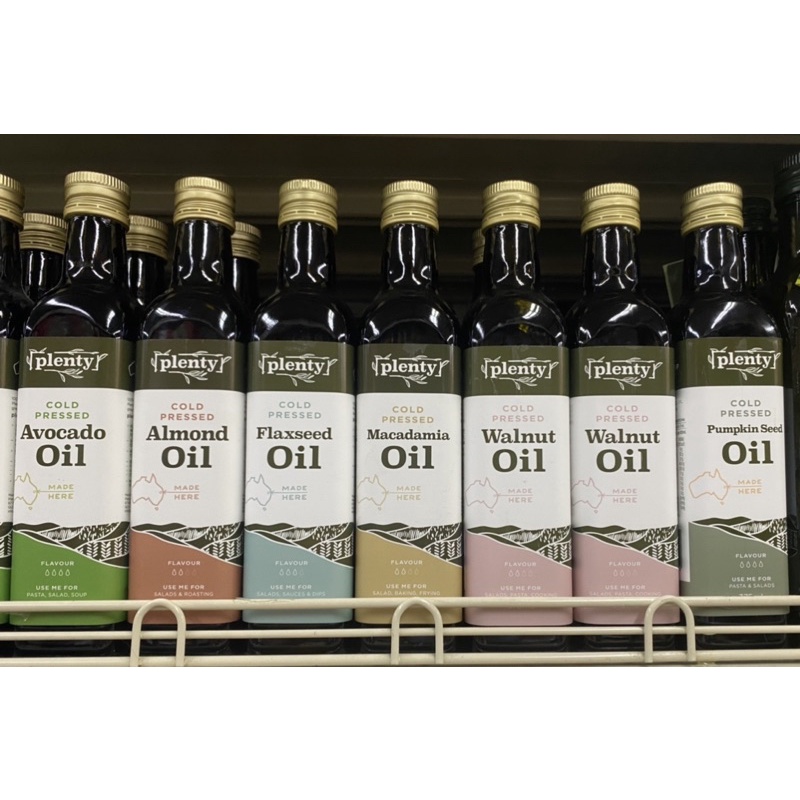 Plenty Cold Pressed Oil 375 Ml. / Avocado / Almond / Flaxseed