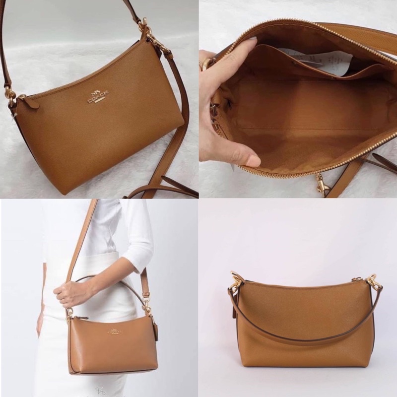 Coach LEWIS SHOULDER BAG IN SIGNATURE CANVAS Shopee Thailand