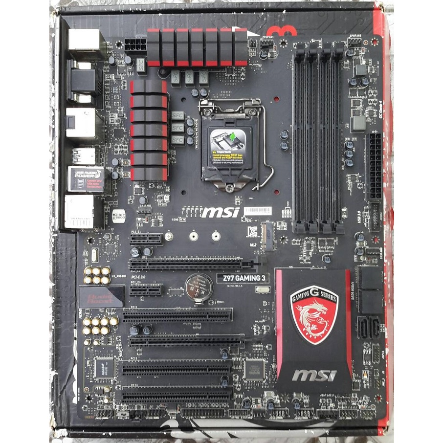 MAINBOARD MSI Z97 GAMING 3 Socket 1150 รองรับ CPU I3 / I5 / I7 Gen 4