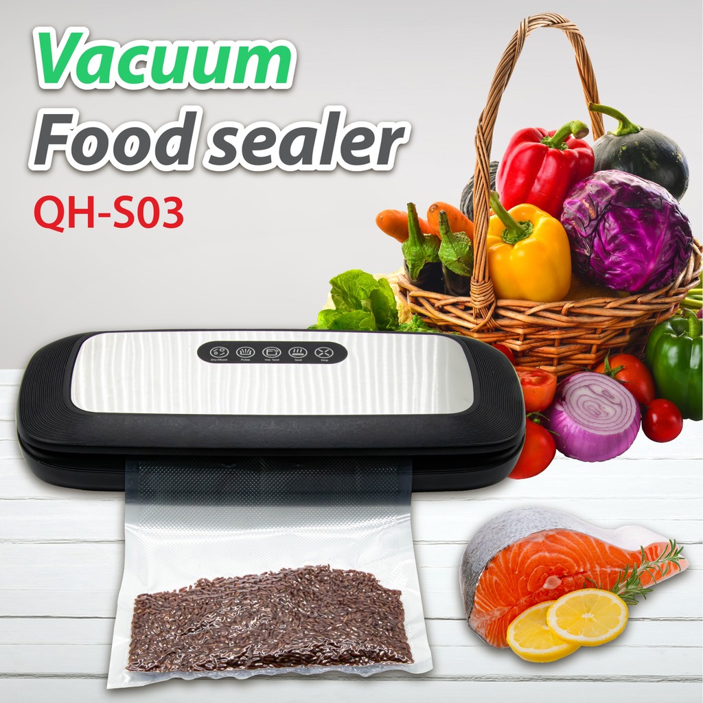 เครื่องซีล เครื่องซีลสูญญากาศ trends4life Vacuum Food Sealer QHS03