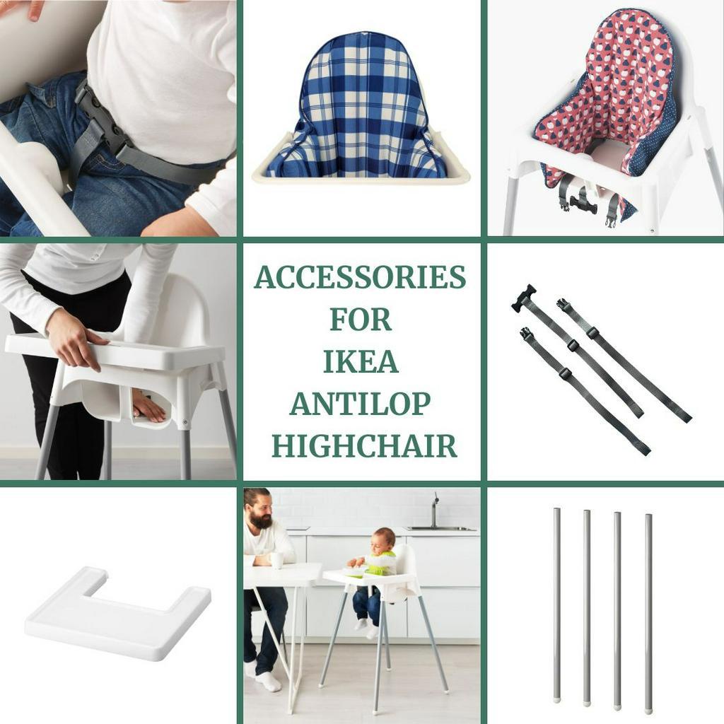 Ikea Antilop Baby High Chair Tray Cover อุปกรณ์เสริม White Pink Blue