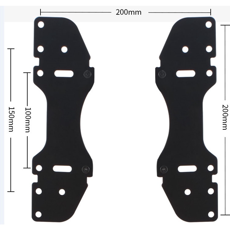 เหล็ก VESA Extension Mount Adapter Brackets VESA Extender Monitor/TV