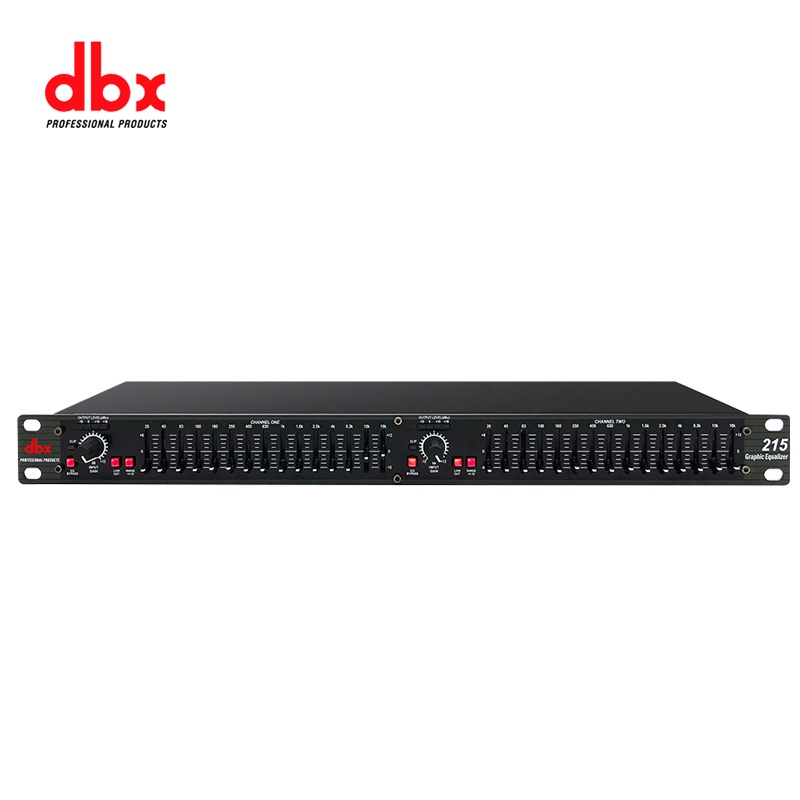 DBX EQ 215 Dual Channel 15Band Equalizer 1U Rack Mount intl รองรับ