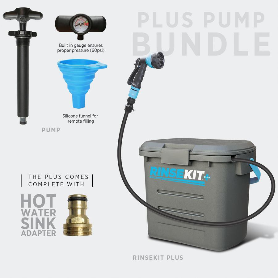 RINSE KIT (PLUS) ชุดถังล้างเอนกประสงค์ ล้างรถ รดน้ำต้นไม้ พร้อมอุปกรณ์