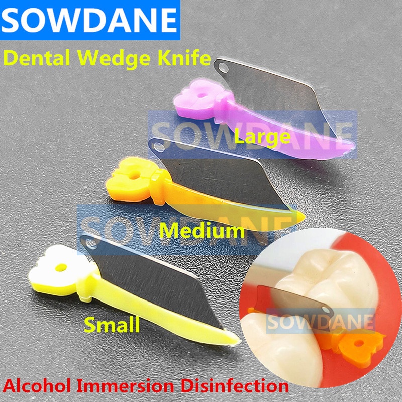 New Dental Wedge Knife Prime Teeth Interproximal Plastic Wedges knife
