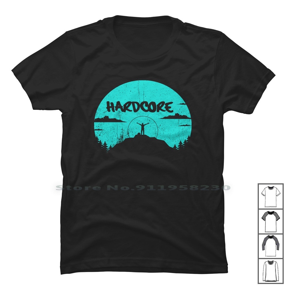 เสื้อยืดผ้าฝ้าย 100 พิมพ์ลาย Hardcore Hardstyle Adventure Hardcore