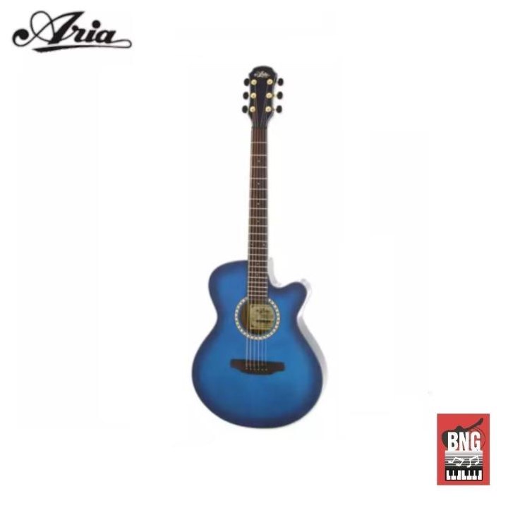 ARIA TG1 SBL กีตาร์โปร่ง สีฟ้า แอเรีย Acoustic Guitars **ฟรี ที่ขันคอ