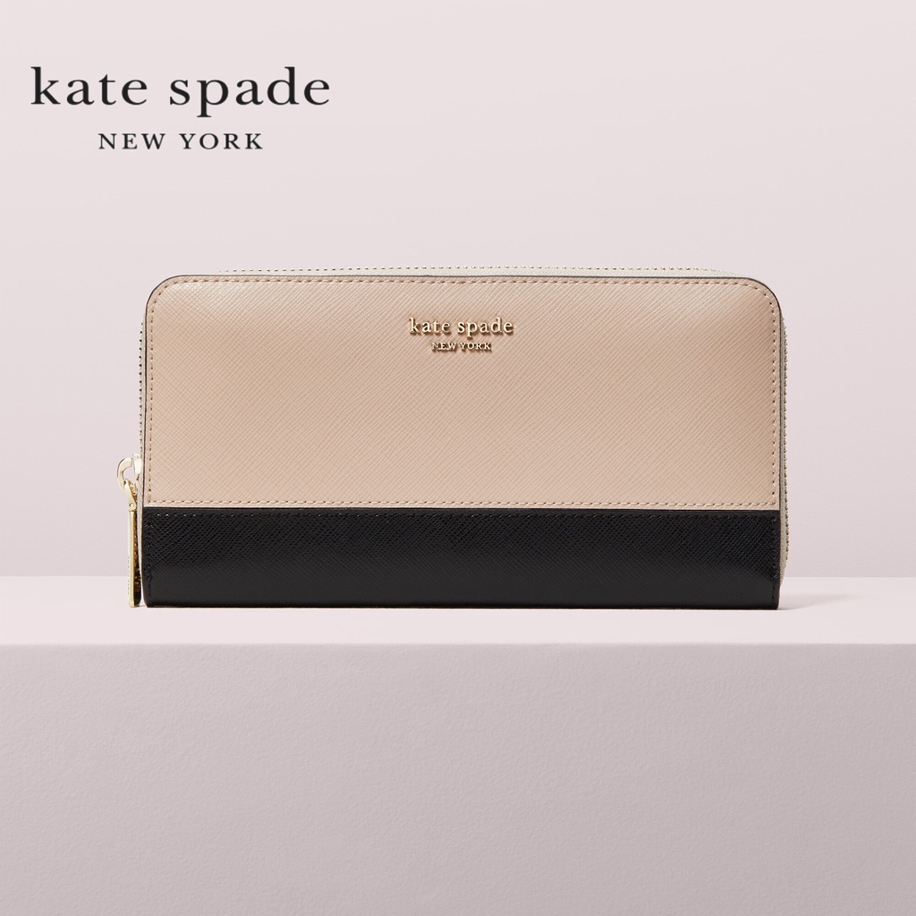 KATE SPADE NEW YORK SPENCER ZIP AROUND CONTINENTAL WALLET PWRU7750