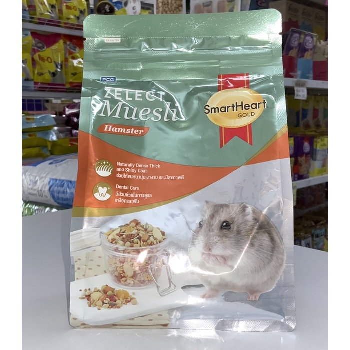 Smartheart Gold Zelect Muesli Hamster Food อาหารแฮมสเตอร์ ขนาด 500 g
