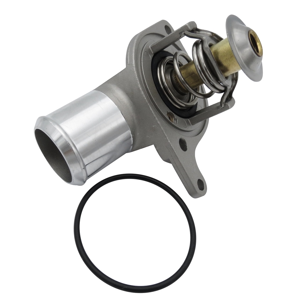 Engine Coolant Thermostat Housing Assembly Water Flange For Cadillac