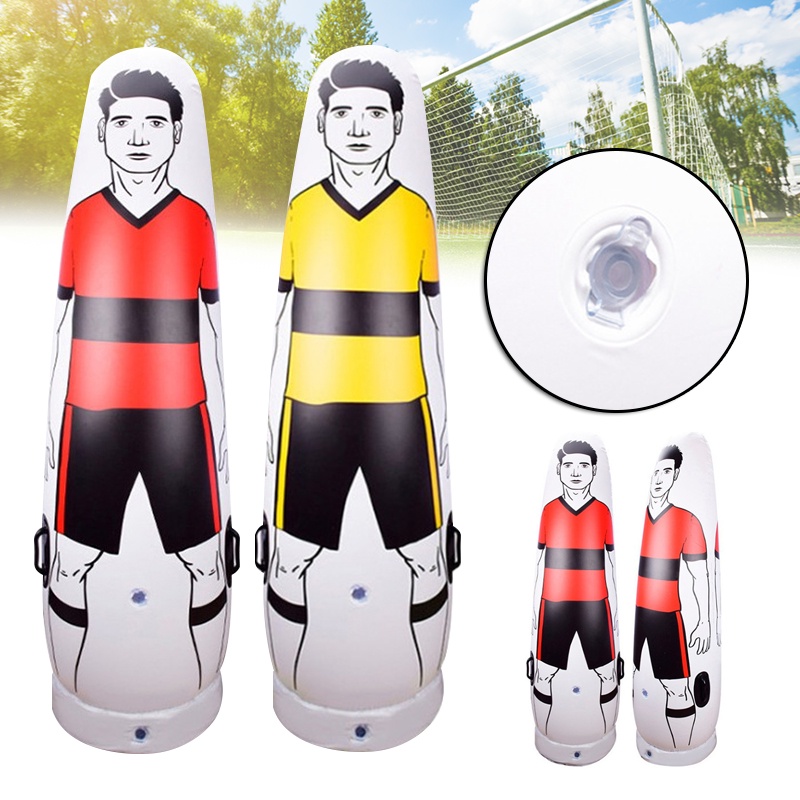 Inflatable Soccer Dummy Goalkeepr Air Mannequin Free Kick Defender