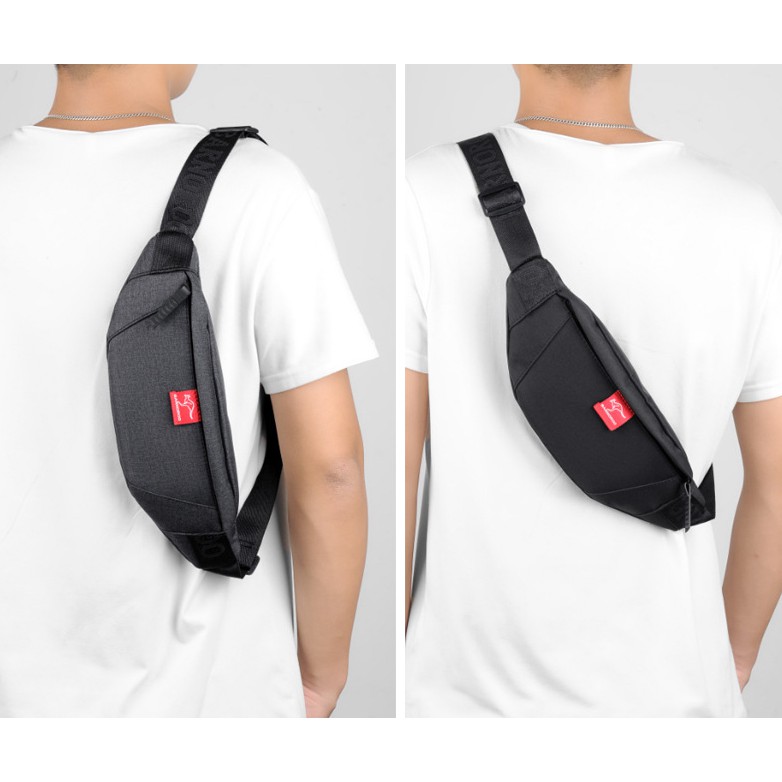 Barnoroo (Y66) กระเป๋าสะพายผู้ชาย กระเป๋าคาดอก คาดเอว Shopee Thailand