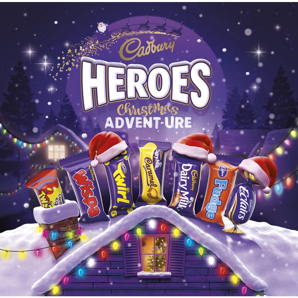 Cadbury Heroes Advent Calendar 230g Shopee Thailand