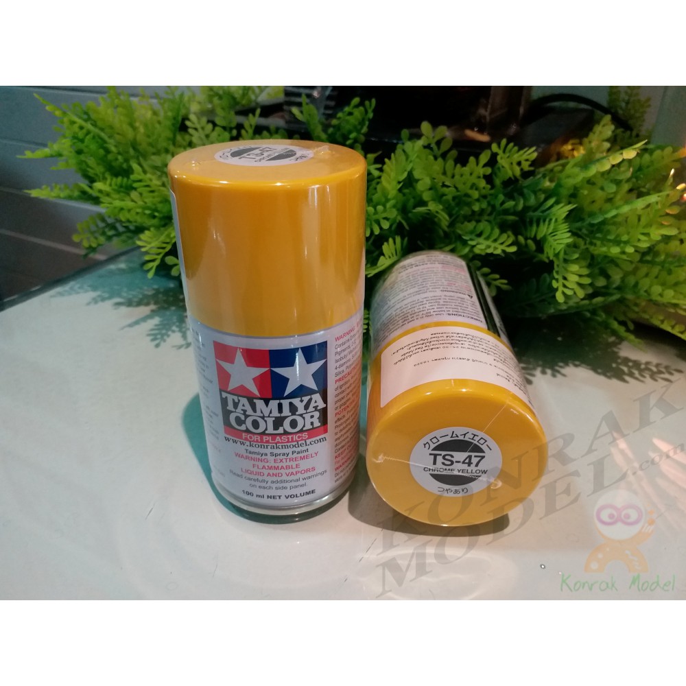 สีสเปย์ Tamiya TS47 CHROME YELLOW 100ML Shopee Thailand