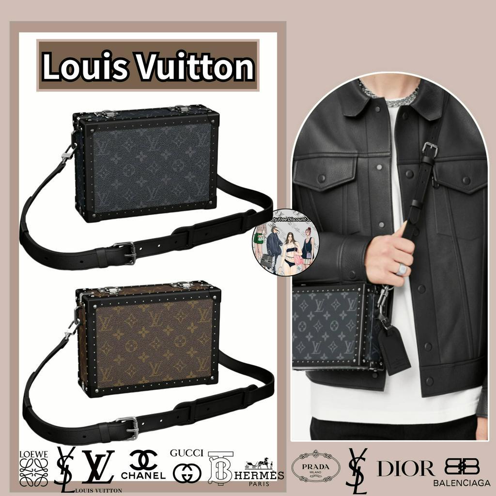 Louis Vuitton/lv/CLUTCH Box Small hard case/Men's bag/Messenger bag