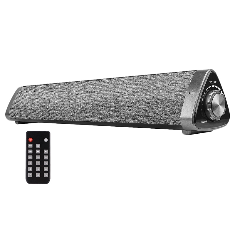 Bluetooth Computer Speaker Wired / Wireless Mini Bar Speaker, BuiltIn