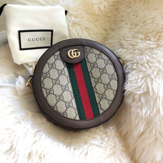 New Gucci Ophidia mini GG round shoulder bag SizeW 18cm x H 18cm x D 4
