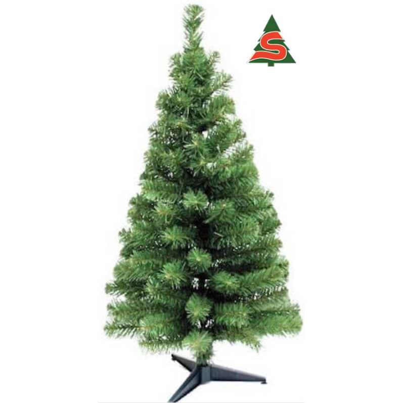 ต้นคริสต์มาสเจอซี่แบบกิ่งหนาเป็นพิเศษ 3 ฟุต มี 2 สี สีเขียว และ สีขาว
