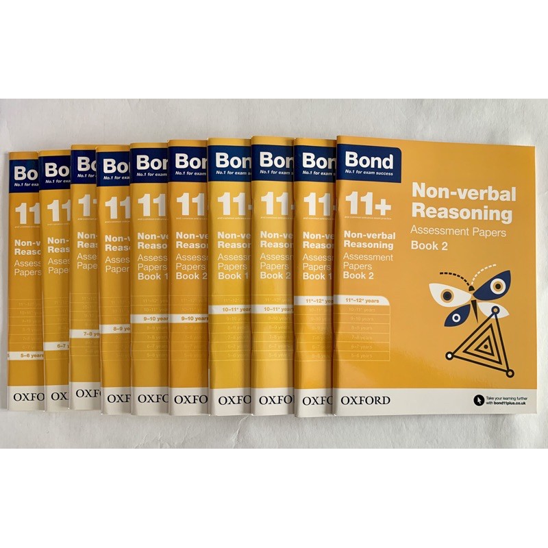 Oxford Bond Assessment Papers Series for English,Math,Verbal Reasoning