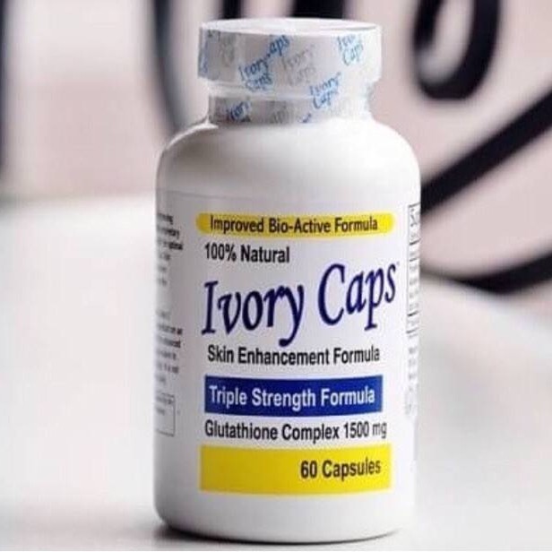 Ivory Caps 1500 mg. 60 เม็ด ผิวขาวใส รวดเร็วทันใจ กลูต้าไธโอนแบบเม็ดที่