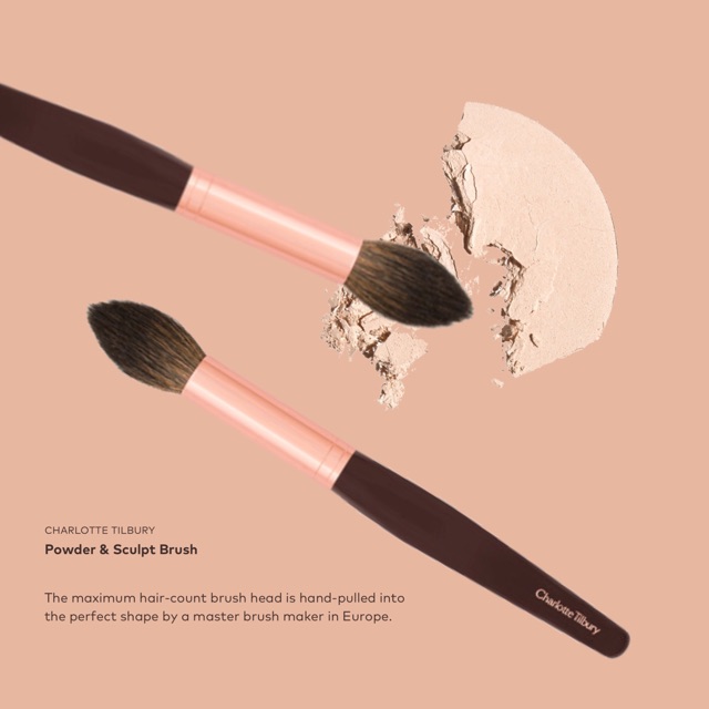 Charlotte Tilbury Powder & Sculpt Brush Shopee Thailand