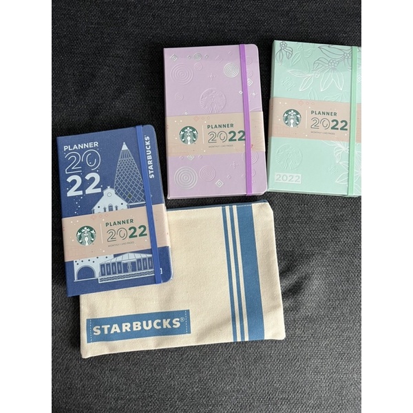 Starbucks Planner 2022 สินค้าใหม่ ของแท้ พร้อมคูปองส่วนลดสำหรับสตาร์