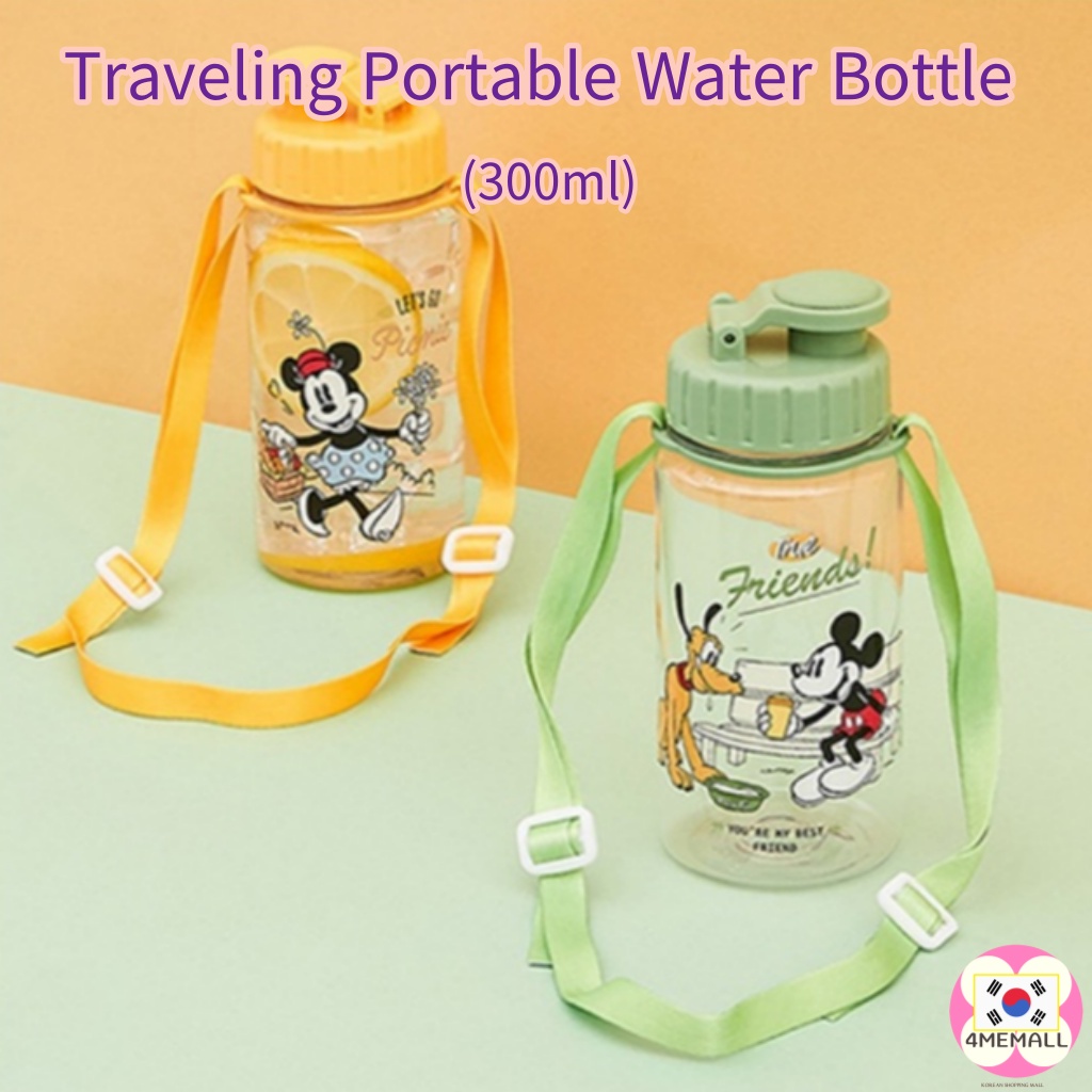 [Daiso Korea] Disney Traveling Portable Water Bottle (300ml) Shopee