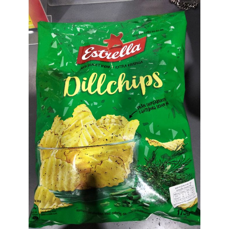 Estrella Dill Chips 175g Shopee Thailand