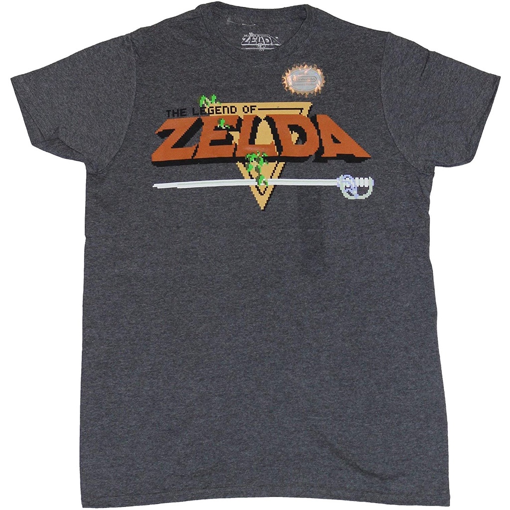 ตำนานแห่งเซลด้าเสื้อยืดถักฤดูร้อน Legend Of Zelda Mens TShirt