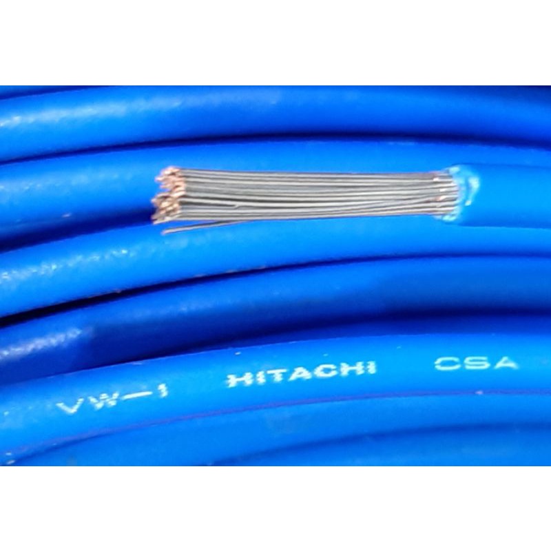 Hitachi Cable 1007 (ราคา 1เมตร) สายไฟ สาย LF ทองแดง ชุบดีบุก เคลือบ