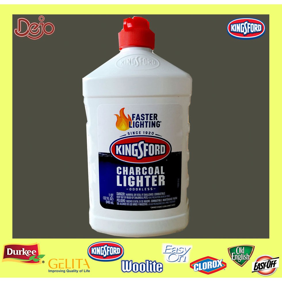 Kingsford Charcoal Lighter Fluid 946 ml. น้ำมันจุดเตาถ่าน ตราคิงส์ฟอร์ด