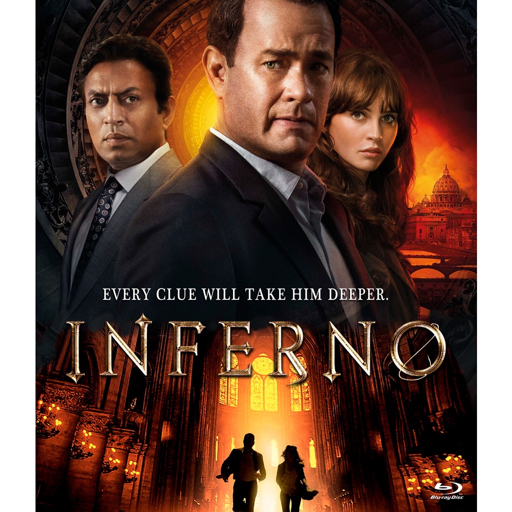 Bluray เรื่อง Da vinci Code / Angels & Demons / Inferno (มาสเตอร์โซน3