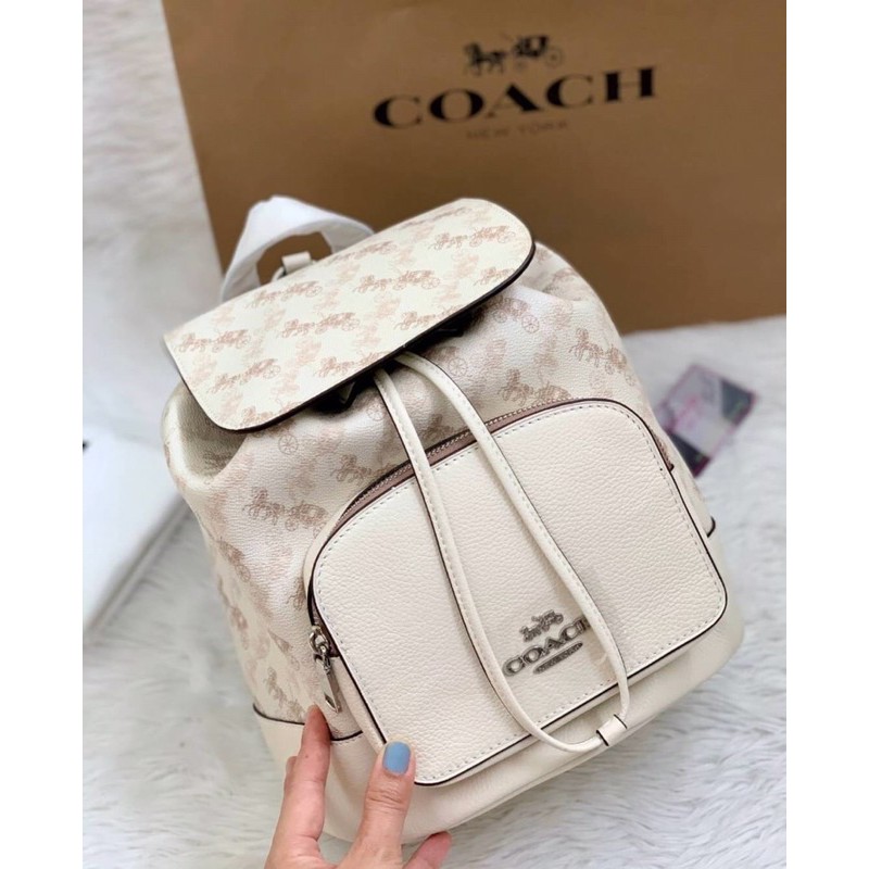 COACH Jes Backpack with Horse and Carriage ((91110)) Shopee Thailand