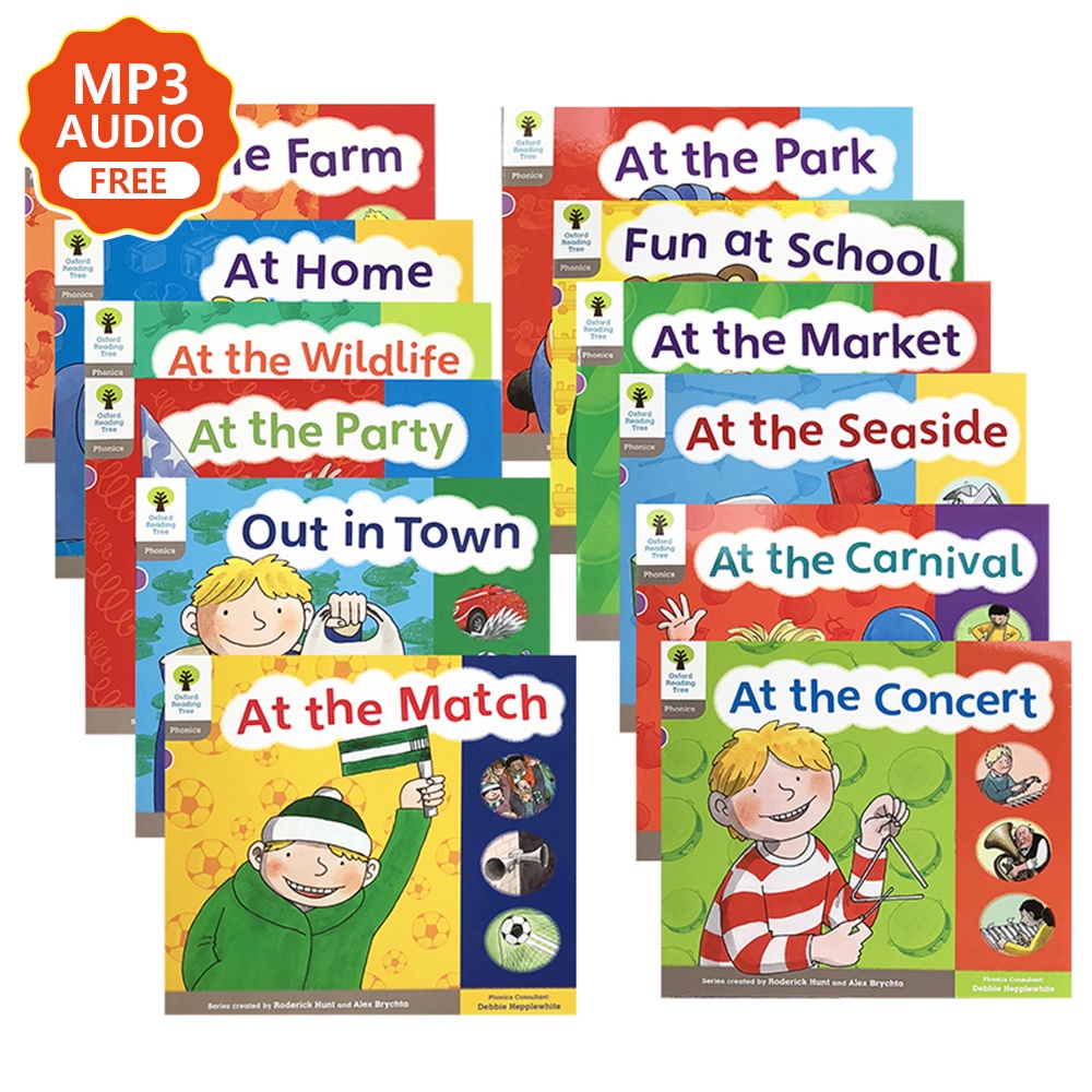 12 Books Level 1 Oxford Reading Tree English Graded Reading Books