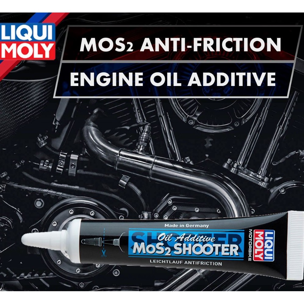 mos2 shooter สารเคลือบเครื่องยนต์สำหรับมอเตอร์ไซค์ Shopee Thailand